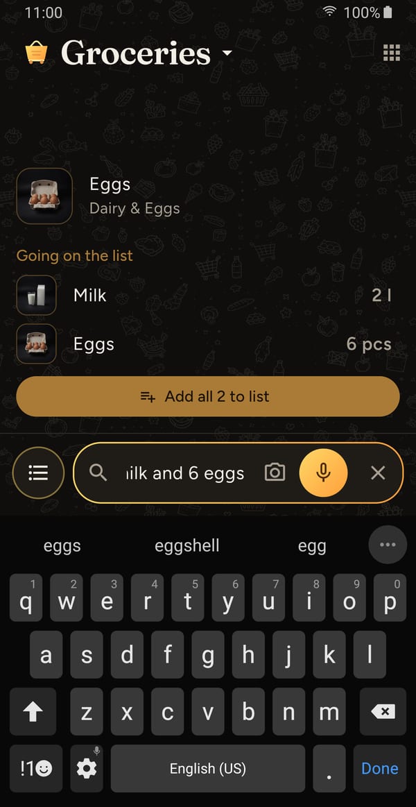 ShopperHopper: Type the way you talk
